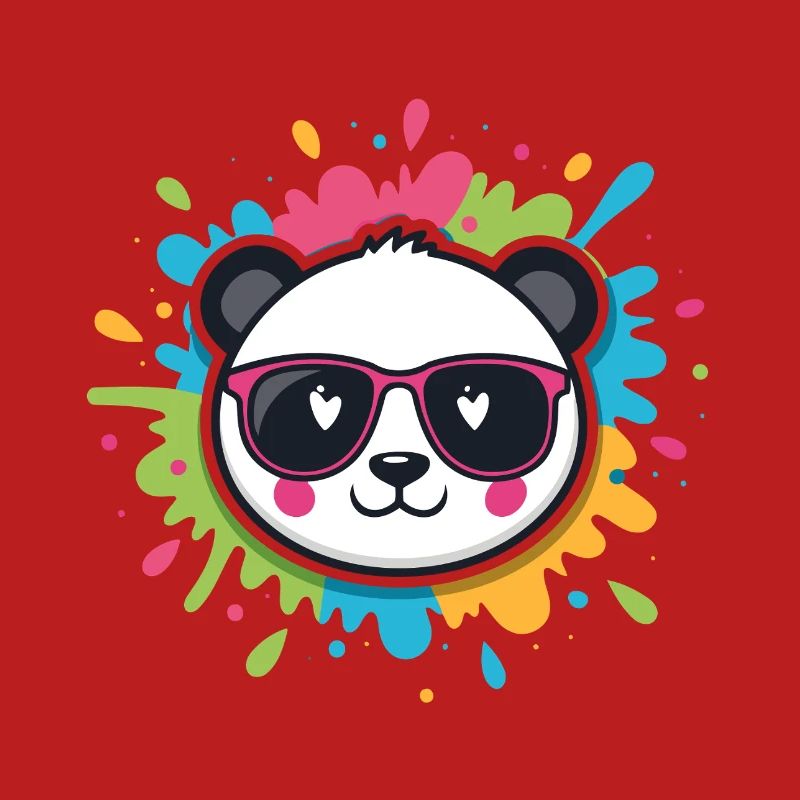 Panda Pop Farb-Spritzbrille