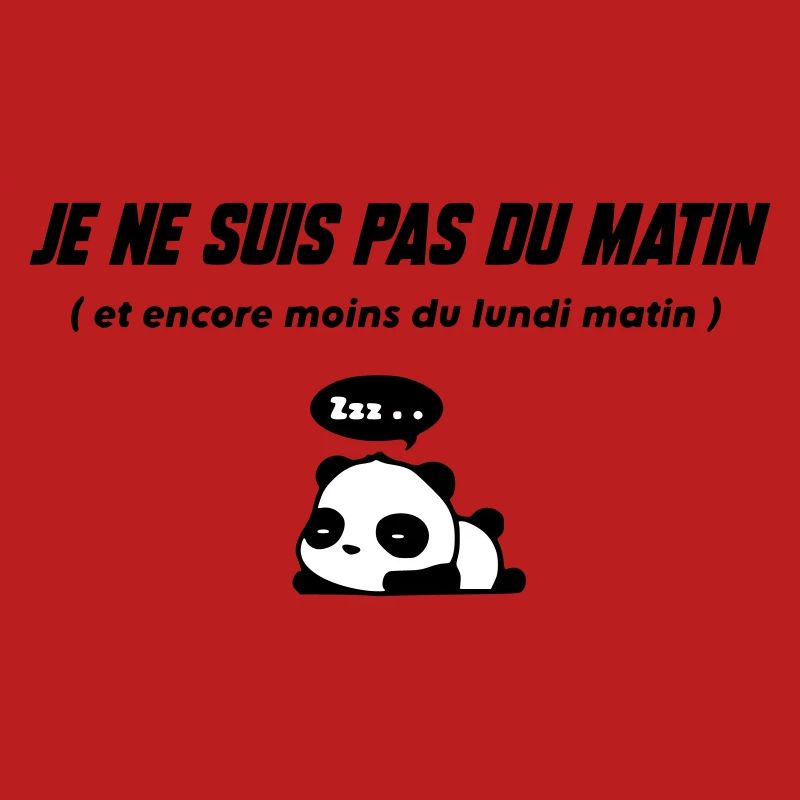 Sleeper Panda Illustration