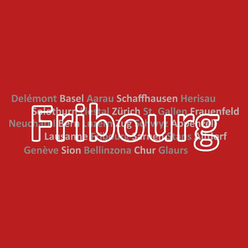 Schweizer Städte Fribourg