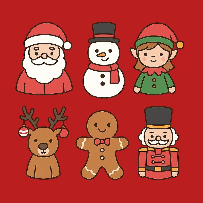 Verspielte Weihnachtscrew