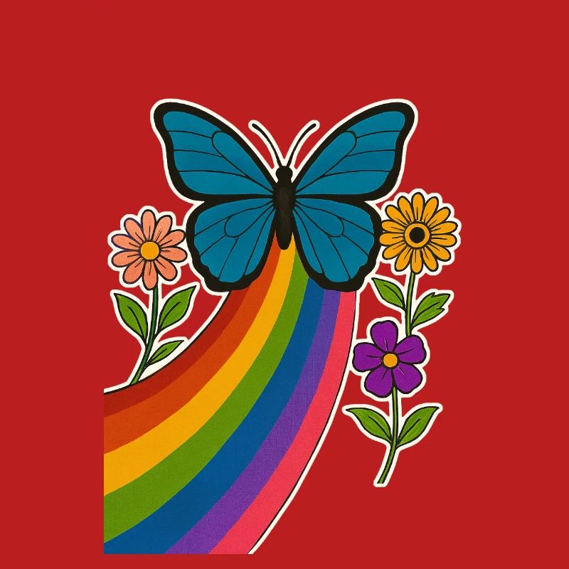Regenbogen Schmetterling