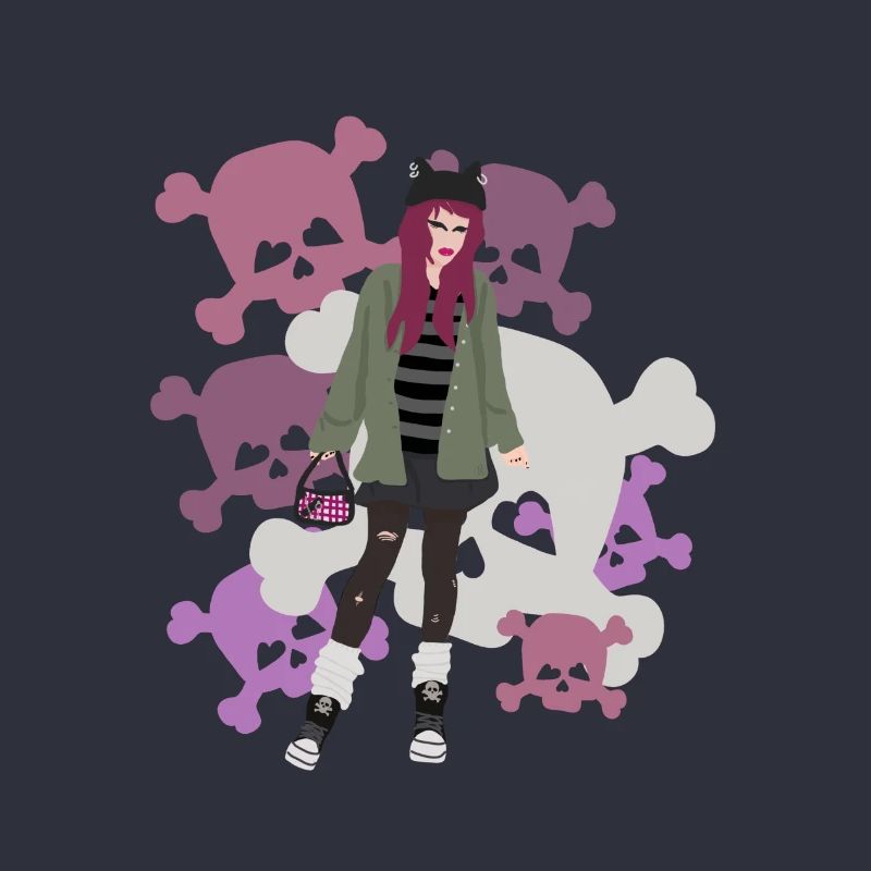 Emo Mädchen