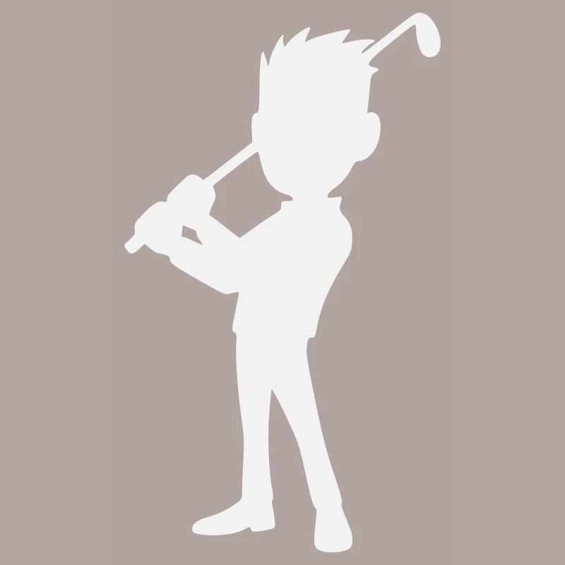 Golf-Design, Golfer Silhouette