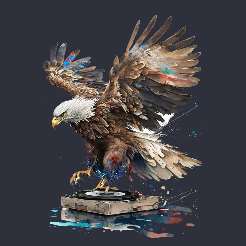 DJ scratching Eagle