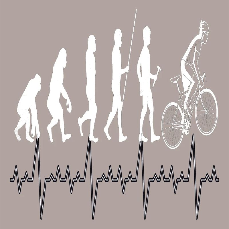 Evolution cycliste, design de vélo cool