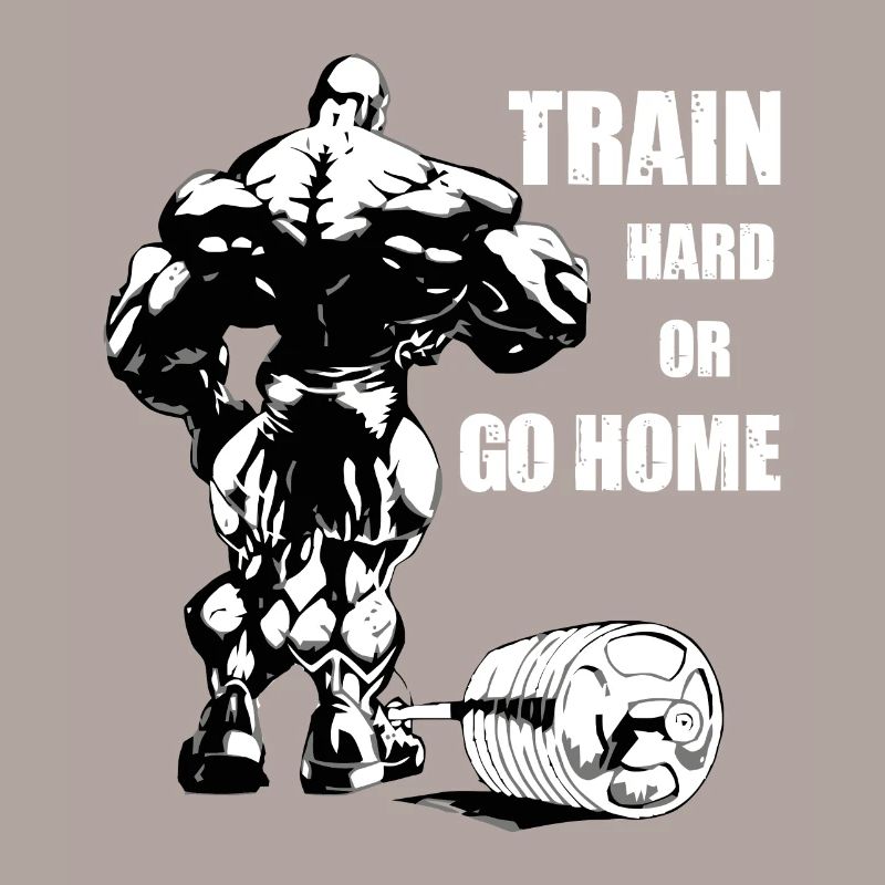 Trainiere hart oder geh nach Hause