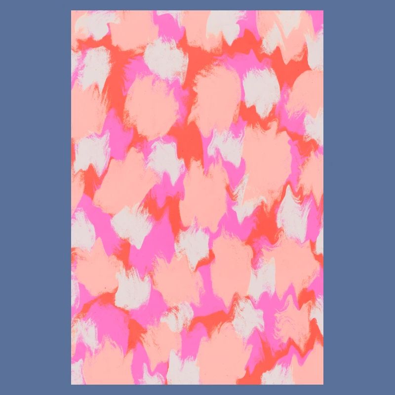Pink Orange Strokes Pattern