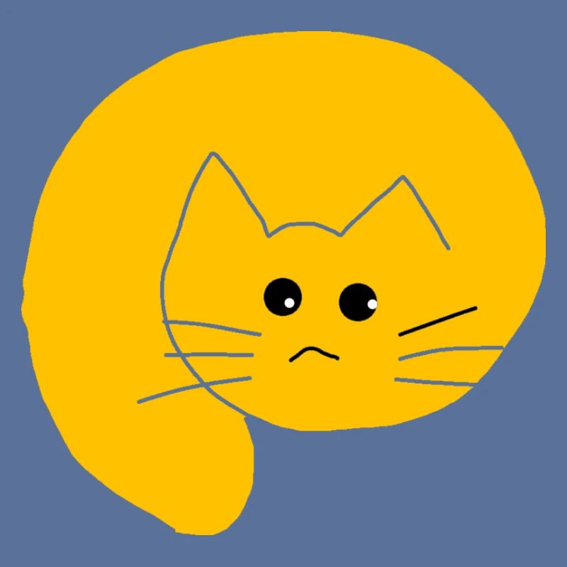 Katze gelb