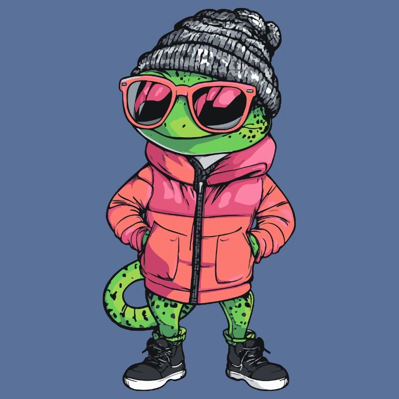 Lizard Winter Comic