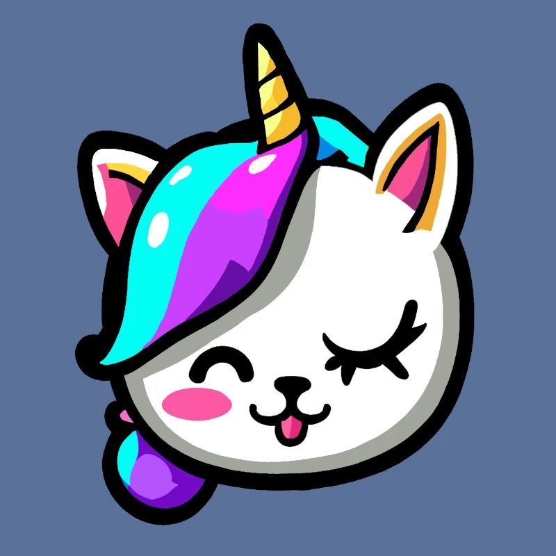 Katze-Einhorn