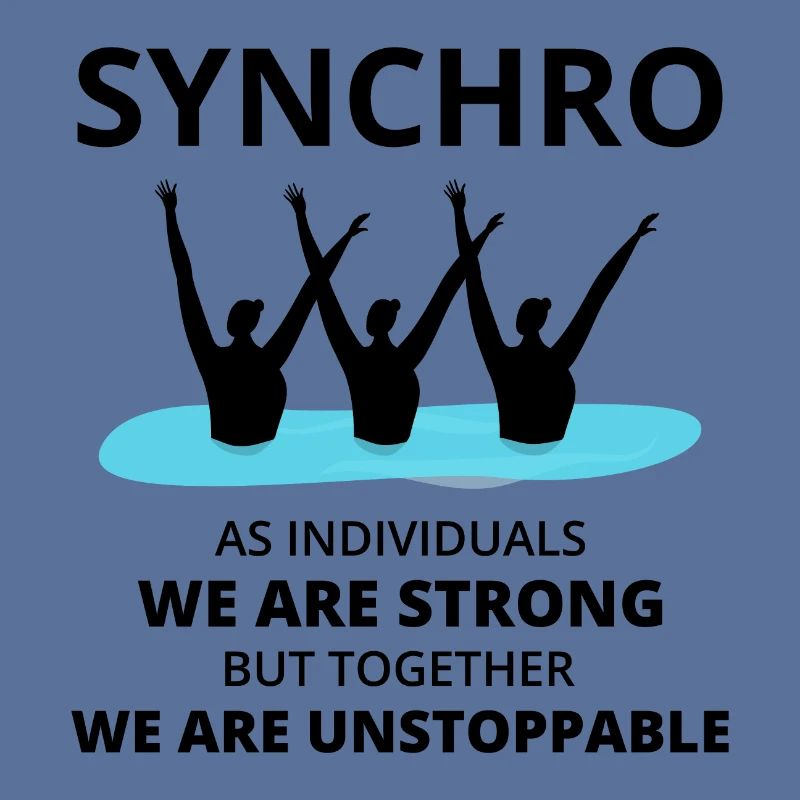 Synchro Schwimmer Synchronschwimmen Team