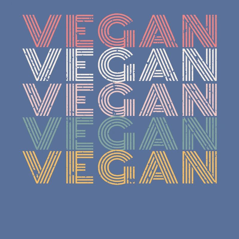 Vegan Grid Gradient Pattern