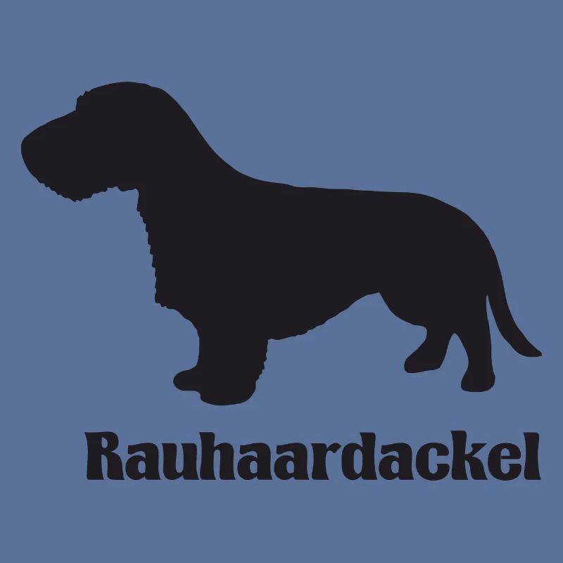 Rauhaardackel Silhouette