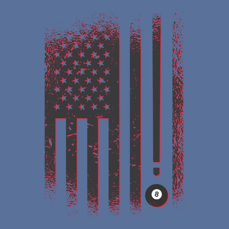 Billard Drapeau américain