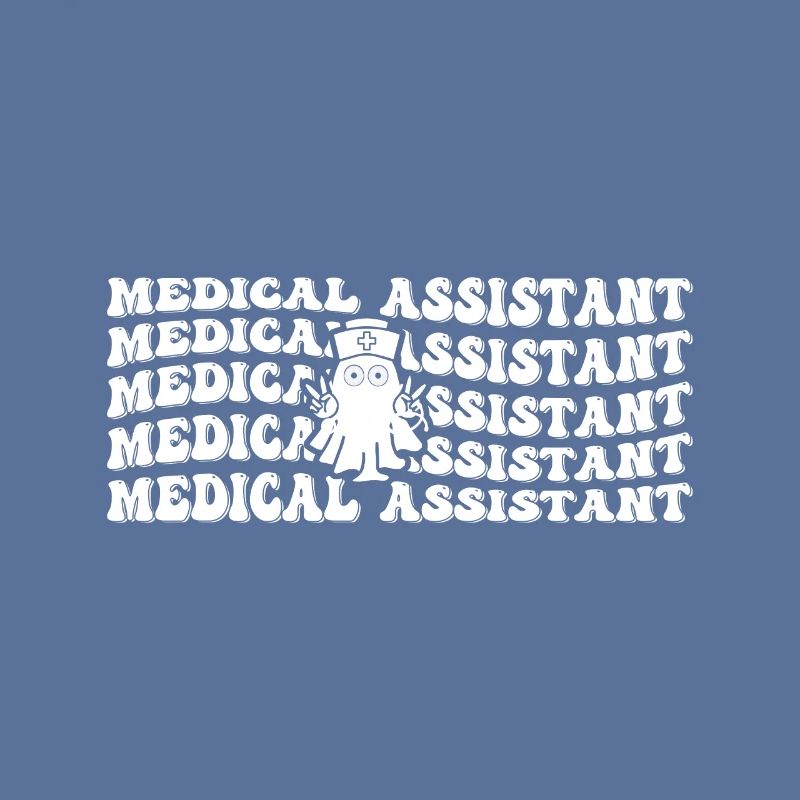 Medizinischer Assistent Spooky Ghost Repeat
