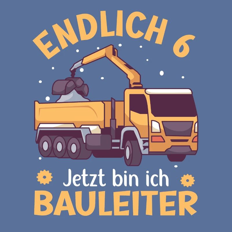 6. Geburtstag Junge Kipper Design Endlich 6