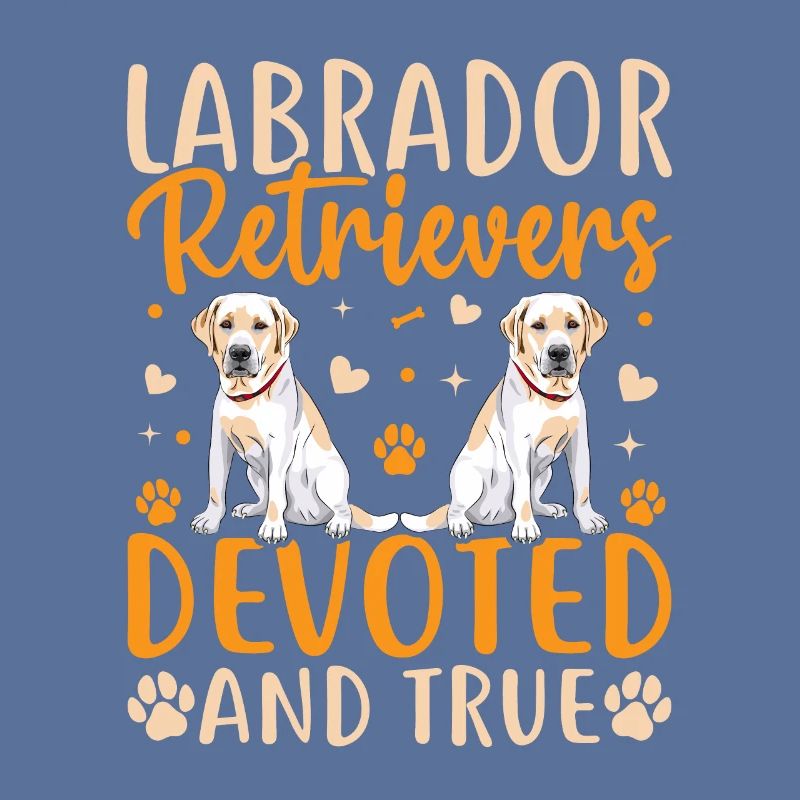 Labrador Retrievers dévoués et vrais