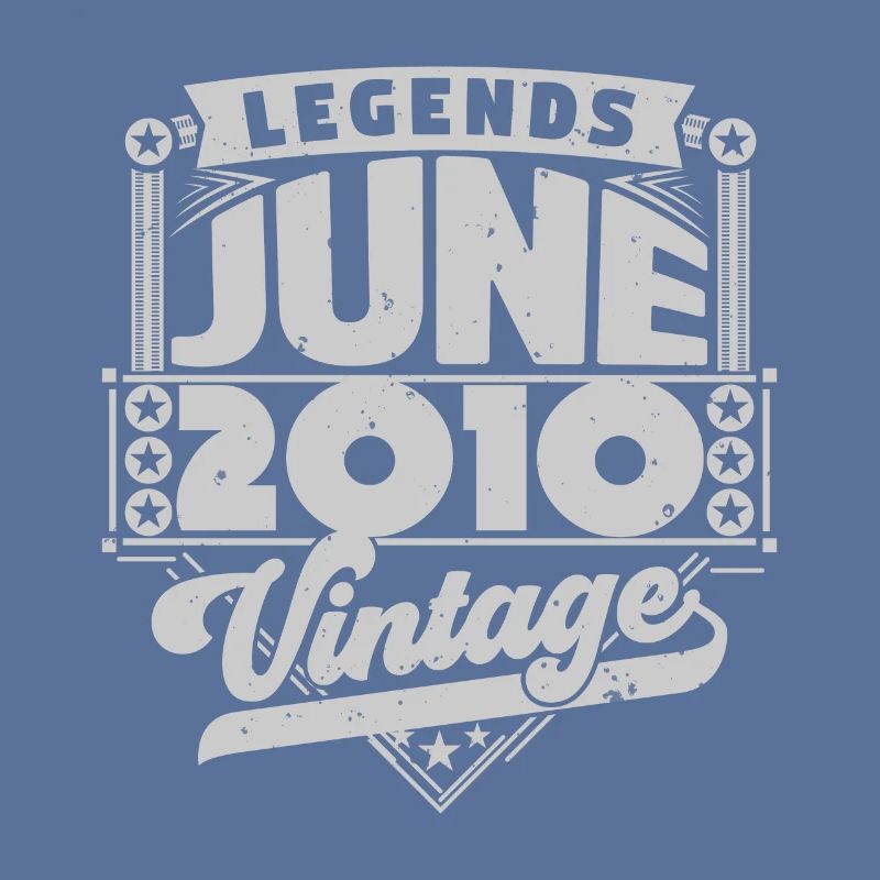 Vintage Geburtstagsgeschenk Juni 2010, Juni 2010.