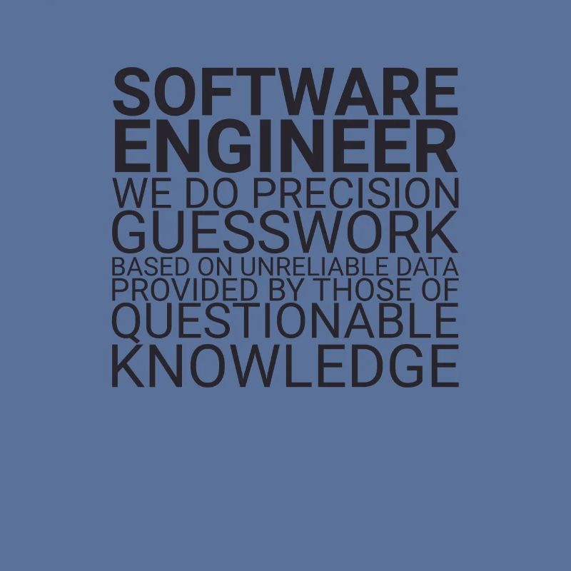 "Software Engineer Guesswork | Programming"