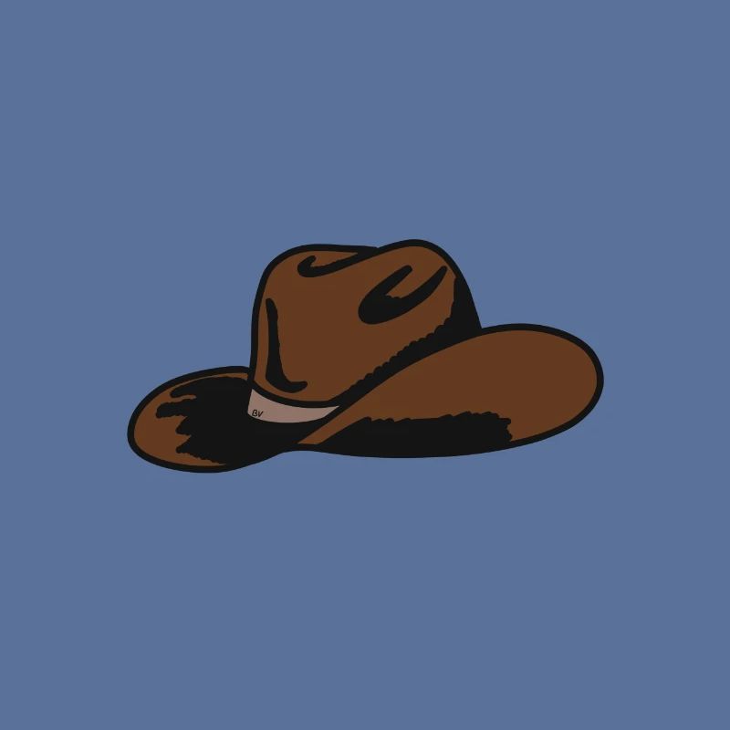 Brauner Cowboyhut