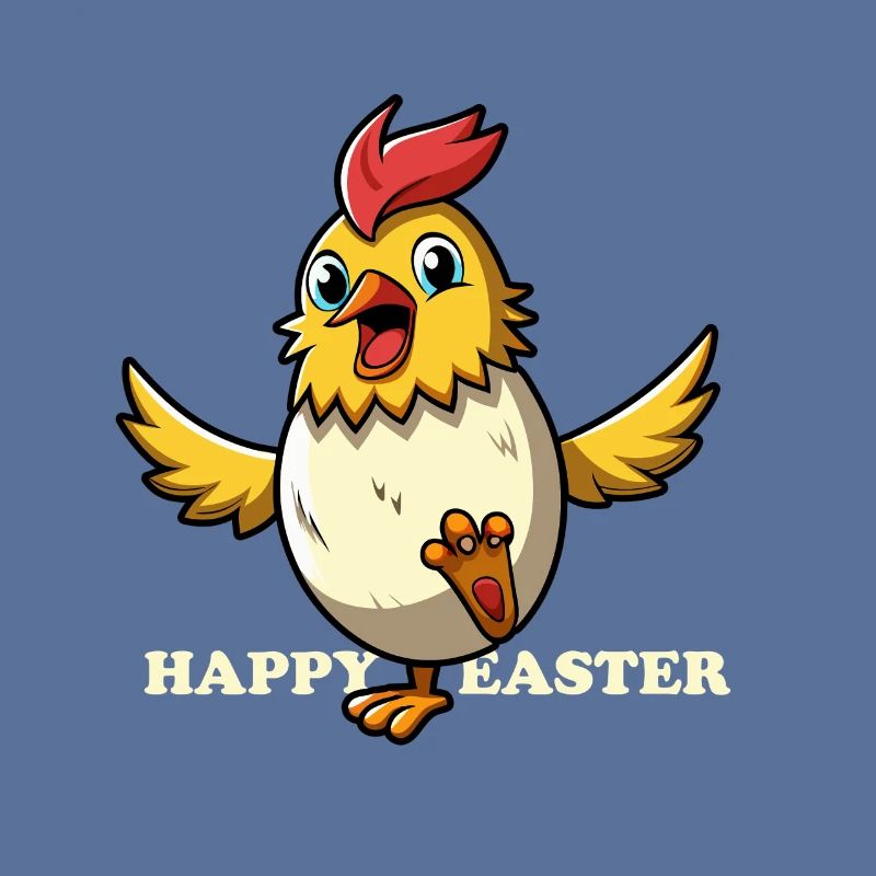 Happy Easter - Easter Chicken - Easter Egg - Gift