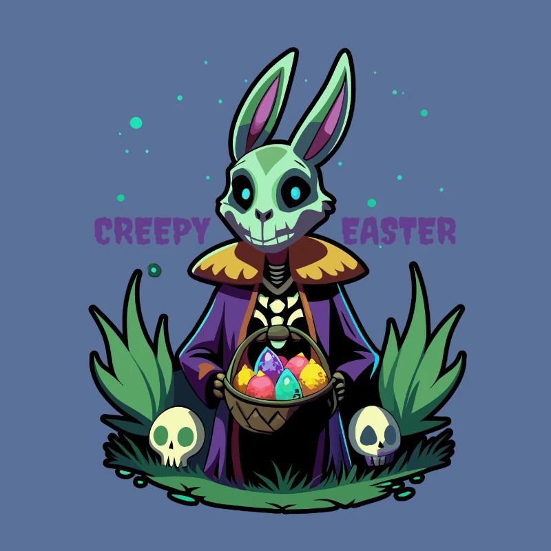 Creepy Easter - Easter Bunny - Easter Egg - Gift