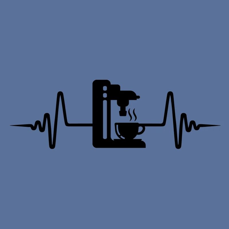 Coffee machine pulse symbol