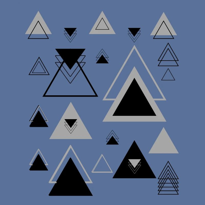 Triangles Abstract Minimalist Shape Geometry
