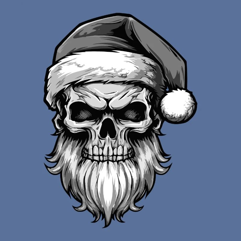 Weihnachtsmann Totenkopf