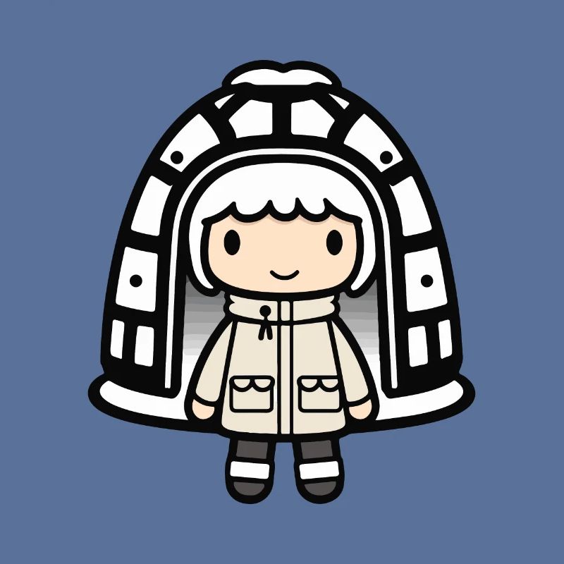 Hiver Eskimo Igloo Mignon