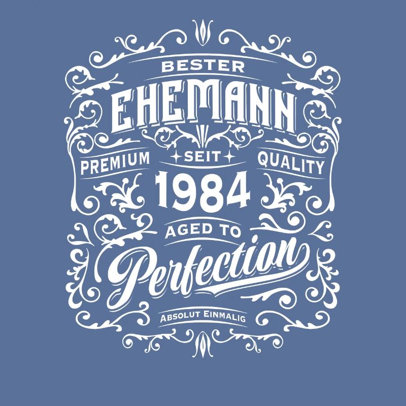 Bester Ehemann seit 1984, Retro, Hochzeitstag