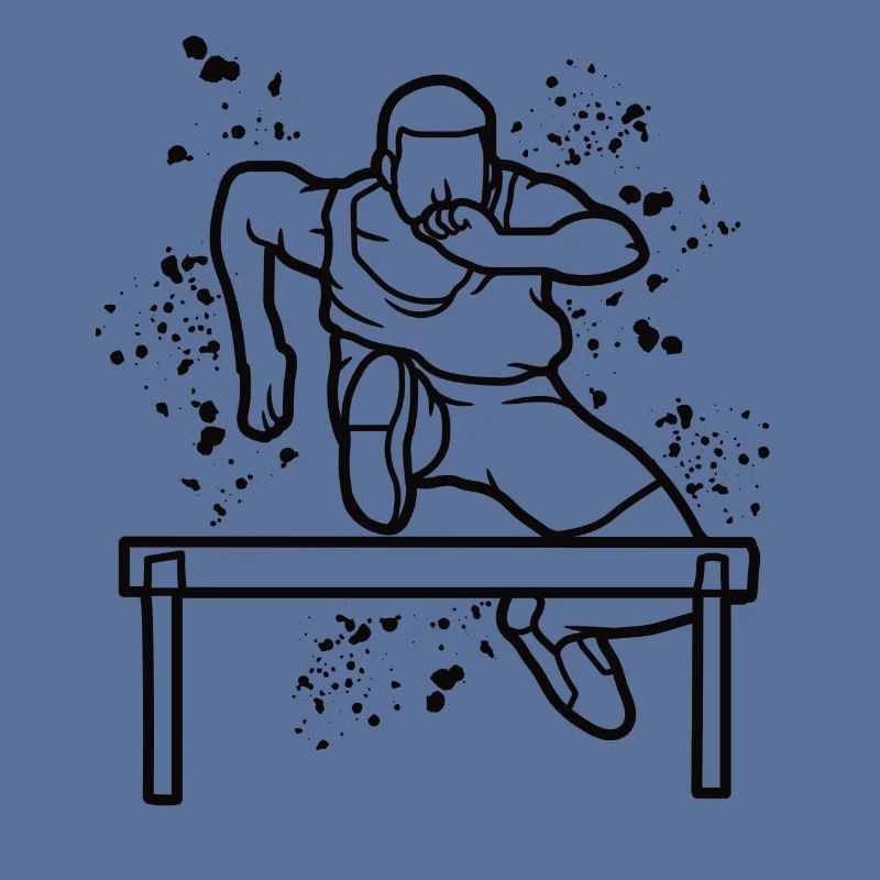 Course de haies Course d’obstacles Courses de haies pour enfants