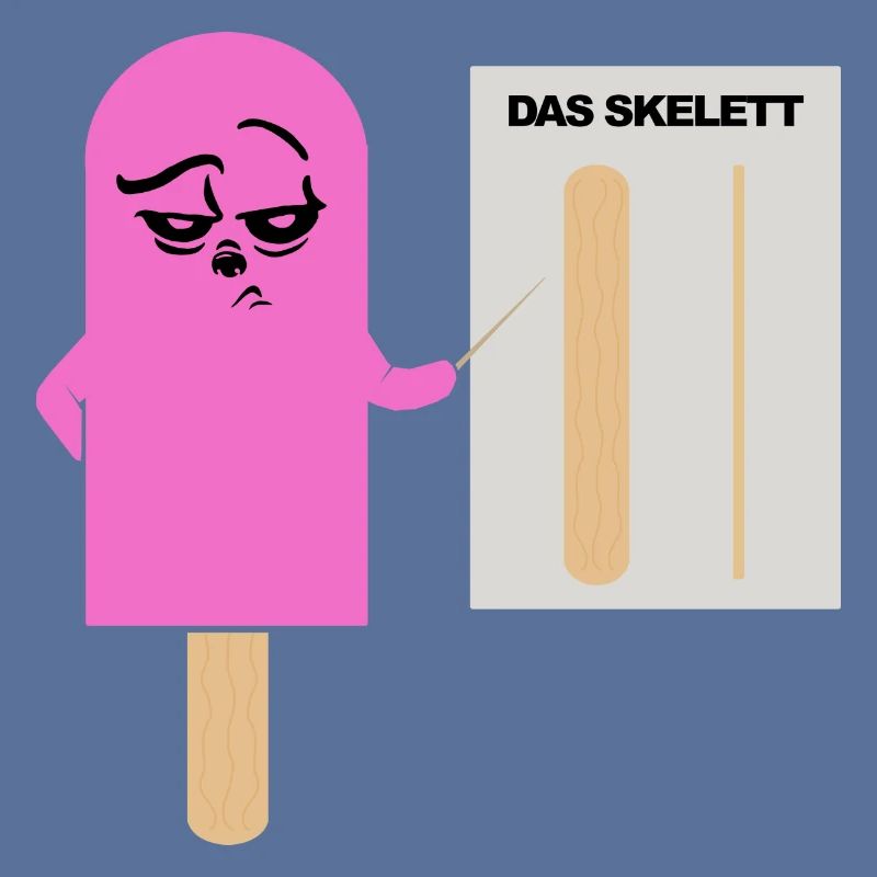 Das Skelett - Eis - Eis am Stil - Eis Anatomie