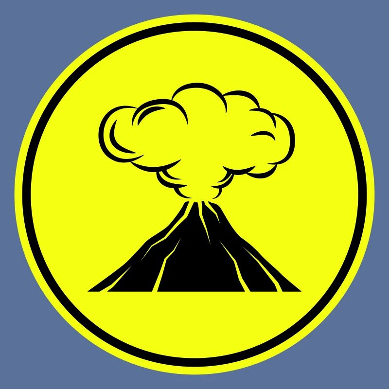 Icône de volcan