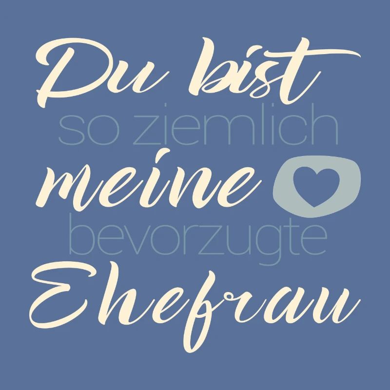 Bevorzugte Ehefrau Valentinsgeschenk Mann