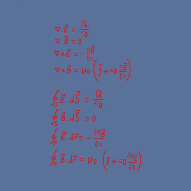 Math formula nerd Maxwell know-it-all