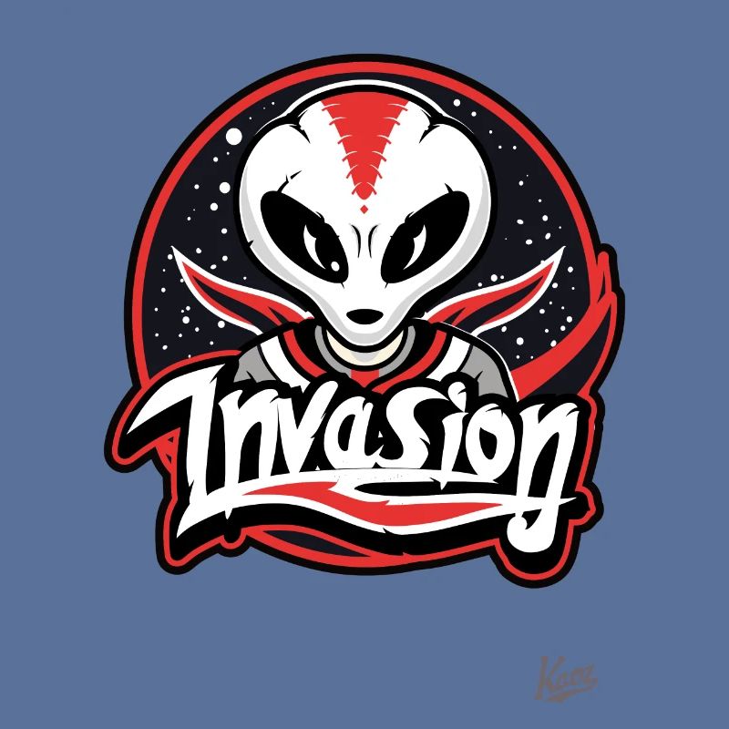 Alien-Invasion-Maskottchen