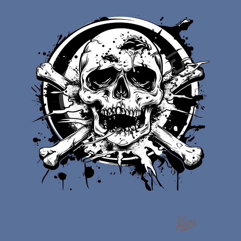 Trash Core: Totenköpfe und Knochen