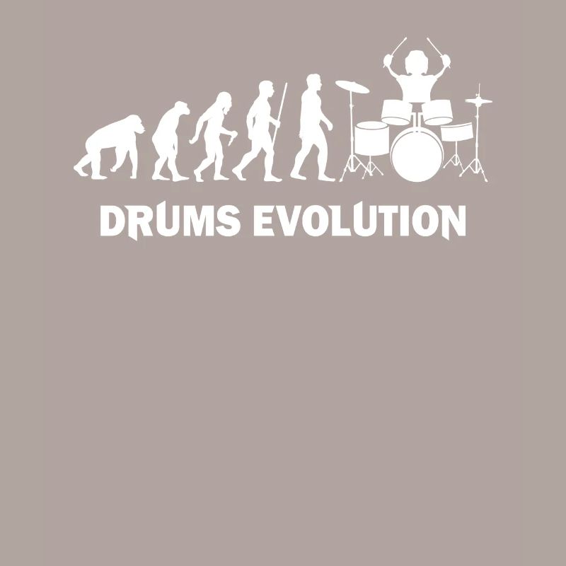 Evolution etnwicklung am Schlagzeuger