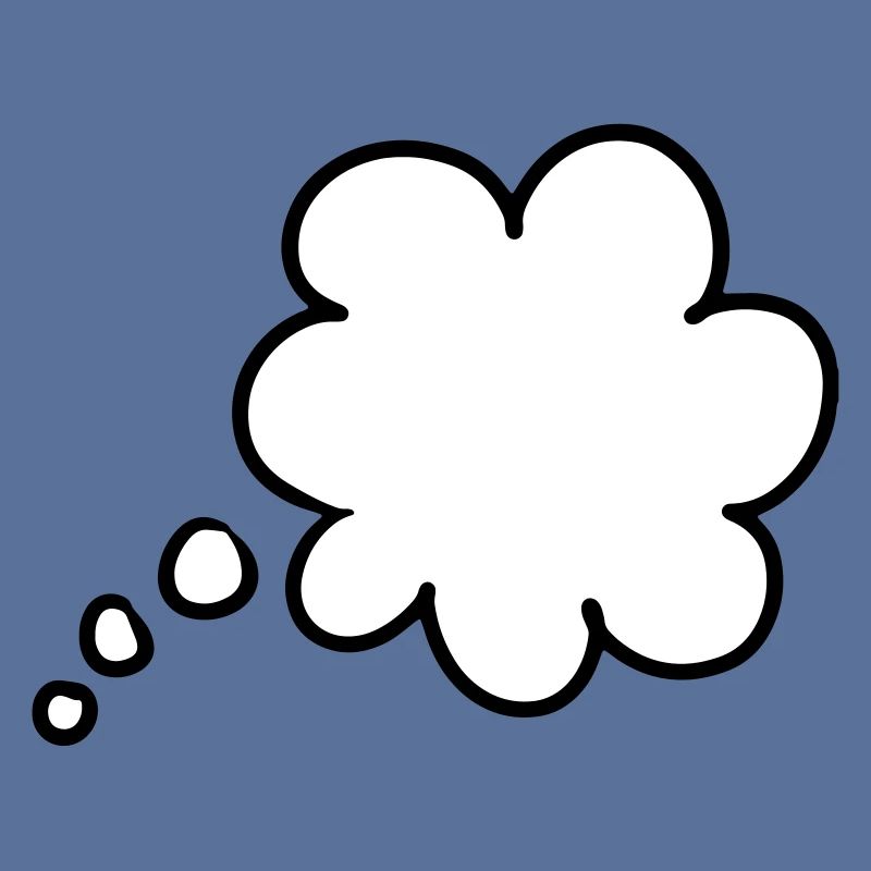 Bulle de pensée bulle de pensée thought bubble