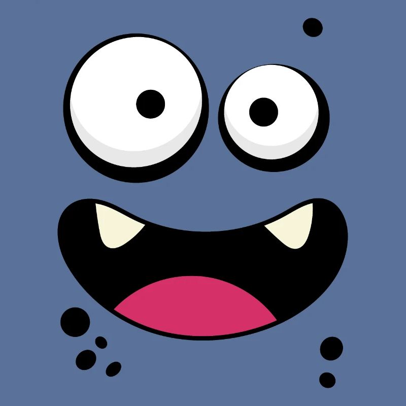 Monster-Gesicht