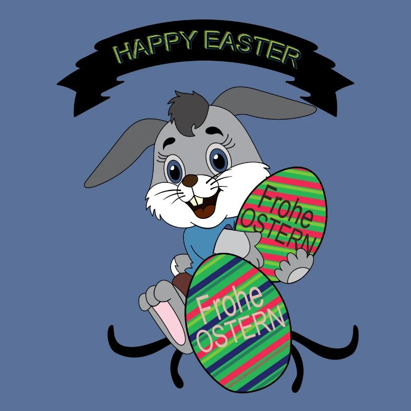 HAPPY EASTER, Easter , Coloured Easter Eggs