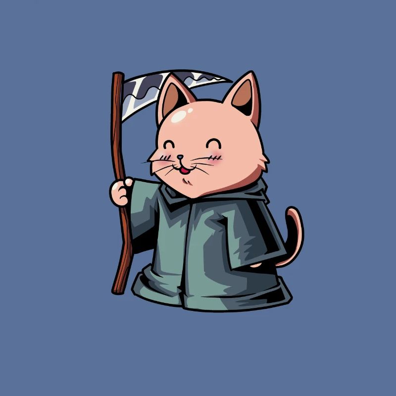 Mignon Chat Grim Reaper