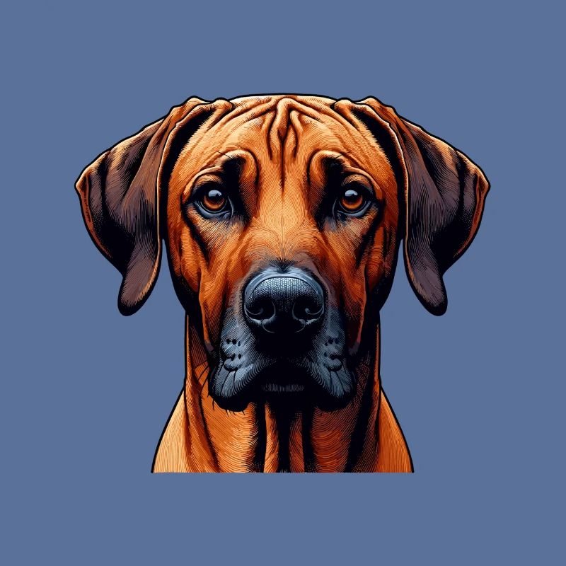 Dog Face - Rhodesian Ridgeback