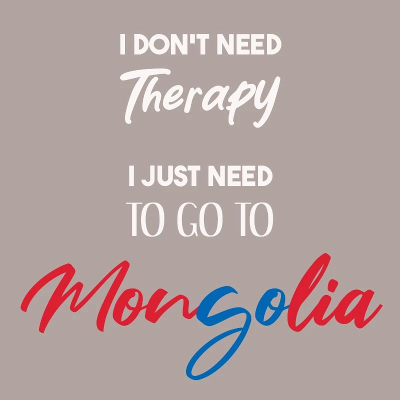 Mongolei lustige Geschenkidee witziger Spruch