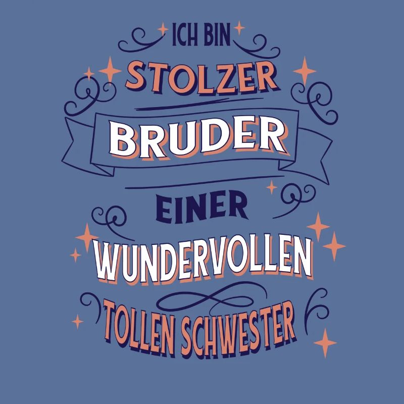 Geschwister Geschenkidee Ich Bin Stolzer Bruder