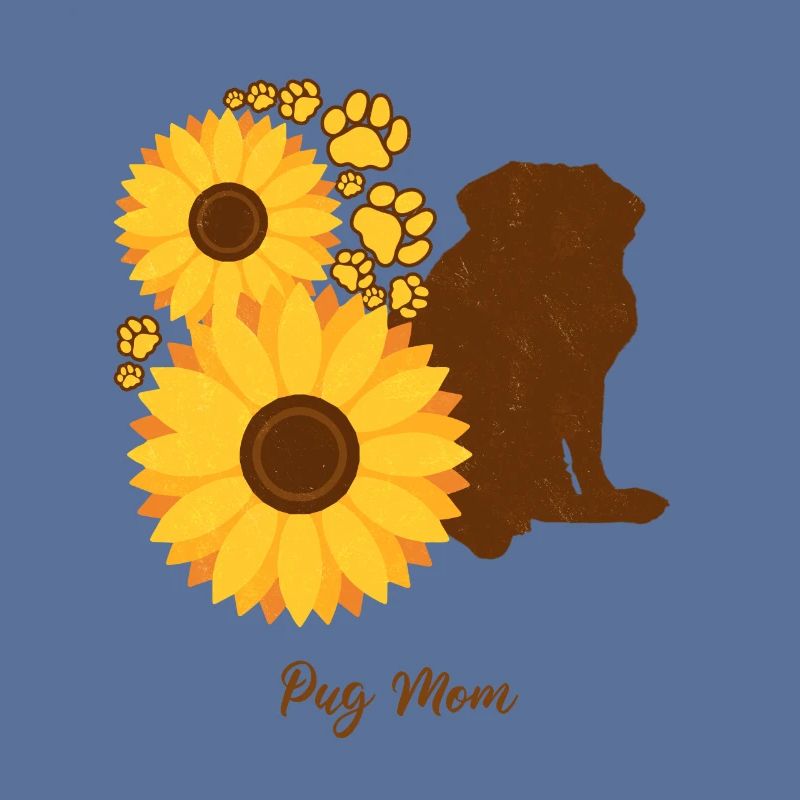 Sonnenblumenmutter - Mops