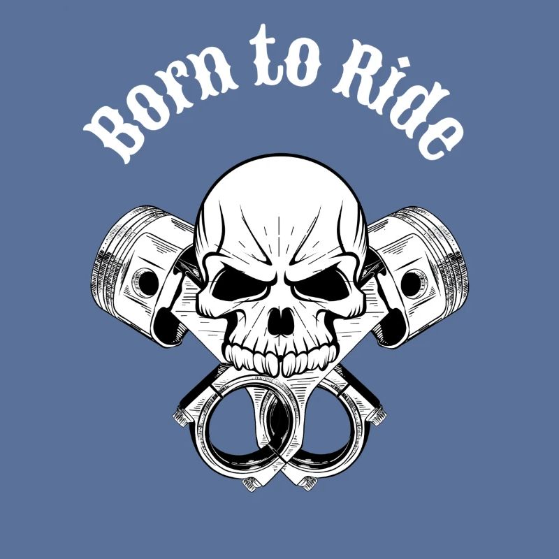 Ich bin ein Motorradfahrer.