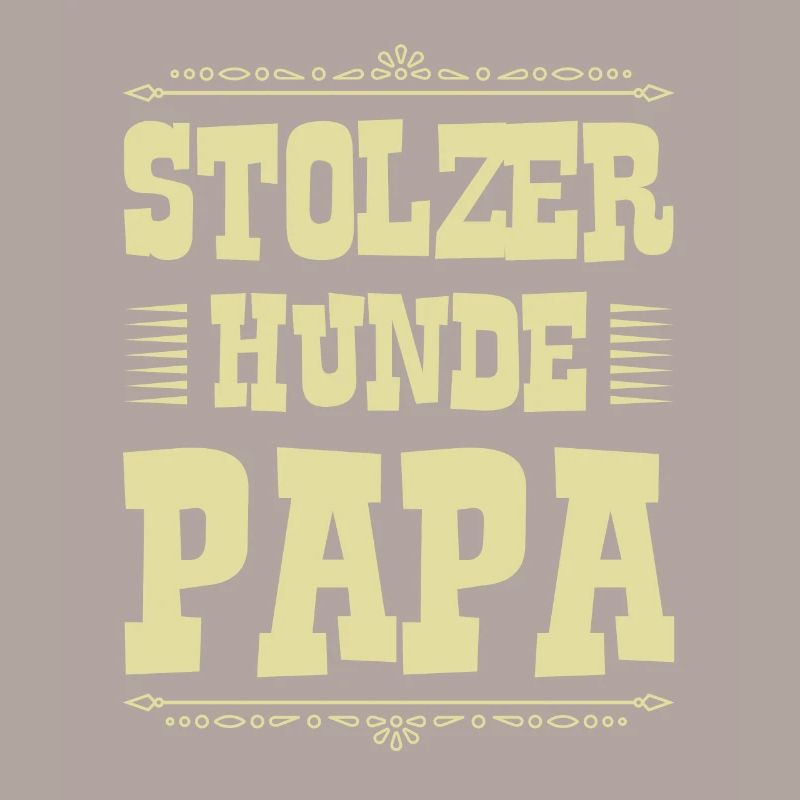 Stolzer Hunde papa