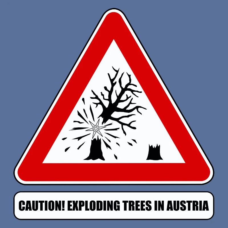 explodierende bäume,  exploding trees Austria